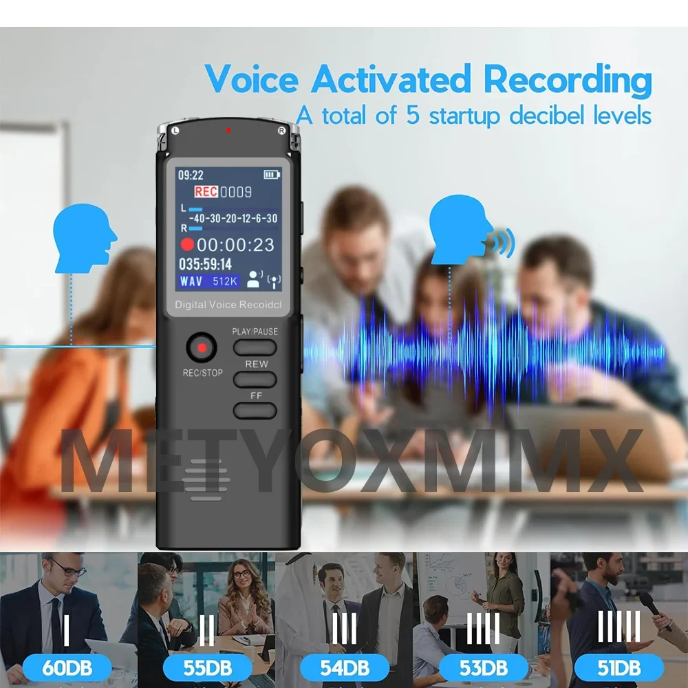 

Voice Recorder Professional High-definition Noise Reduction Digital Recorder Classic Portable External Recorder
