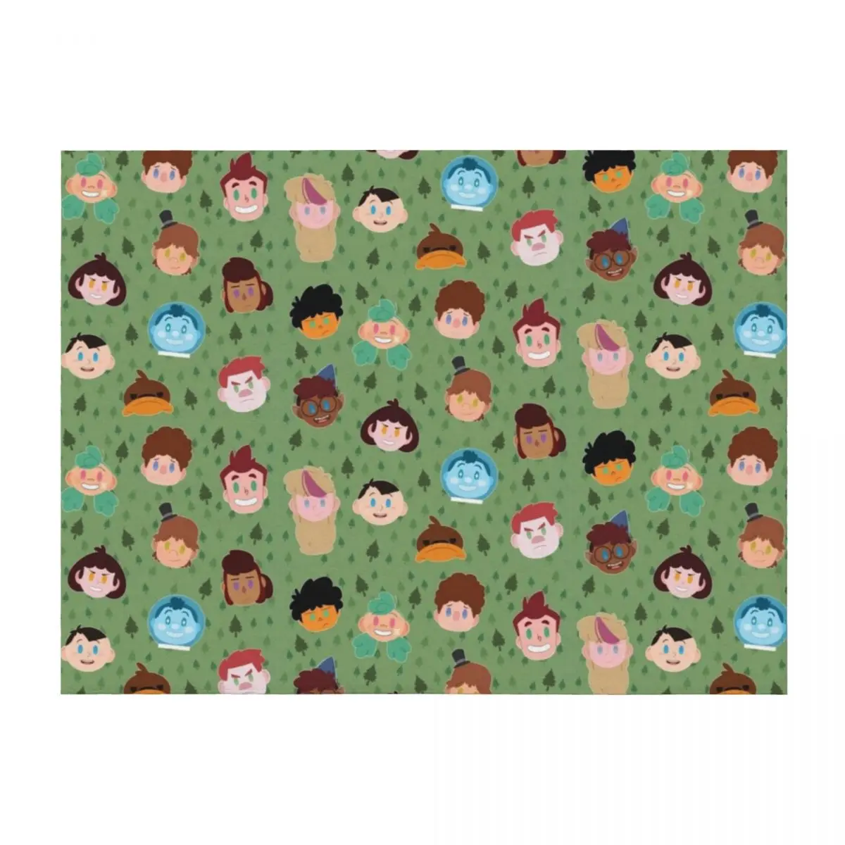 

Camp Campbell pattern Throw Blanket Blankets Sofas Of Decoration Personalized Gift Multi-Purpose Kid'S Blankets