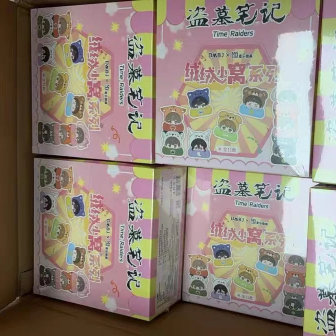 

Dmbj Time Raiders Mini Blind Box Series Collectible Desktop Ornament Wuxie Zhang Qiling Cartoon Figure Trendy Gift Xmas Gift
