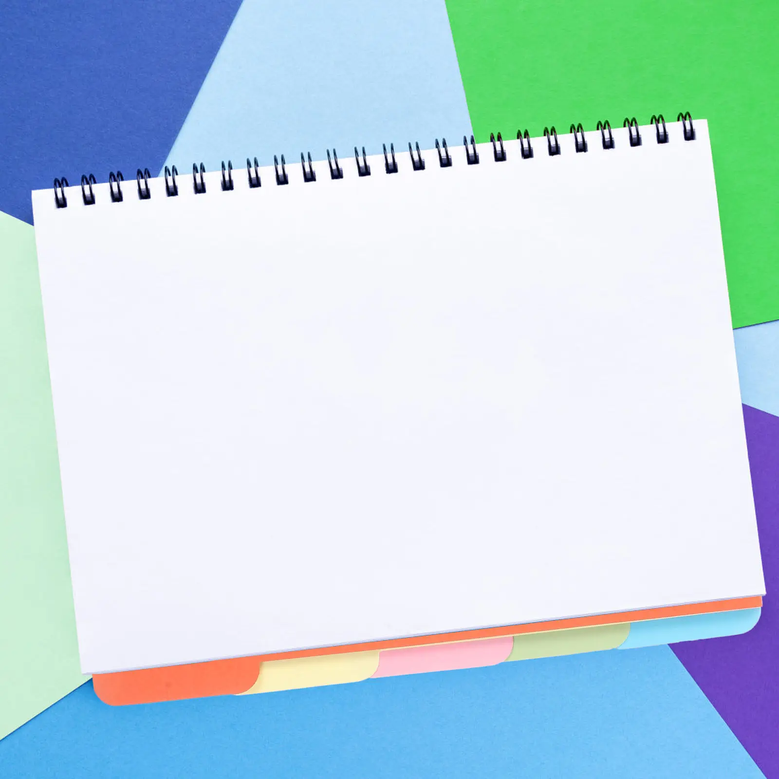 

15Pcs B5 Index Dividers Colored Paper Dividers for Binder Notebook Journal Classification Tabs for Documents Presentations