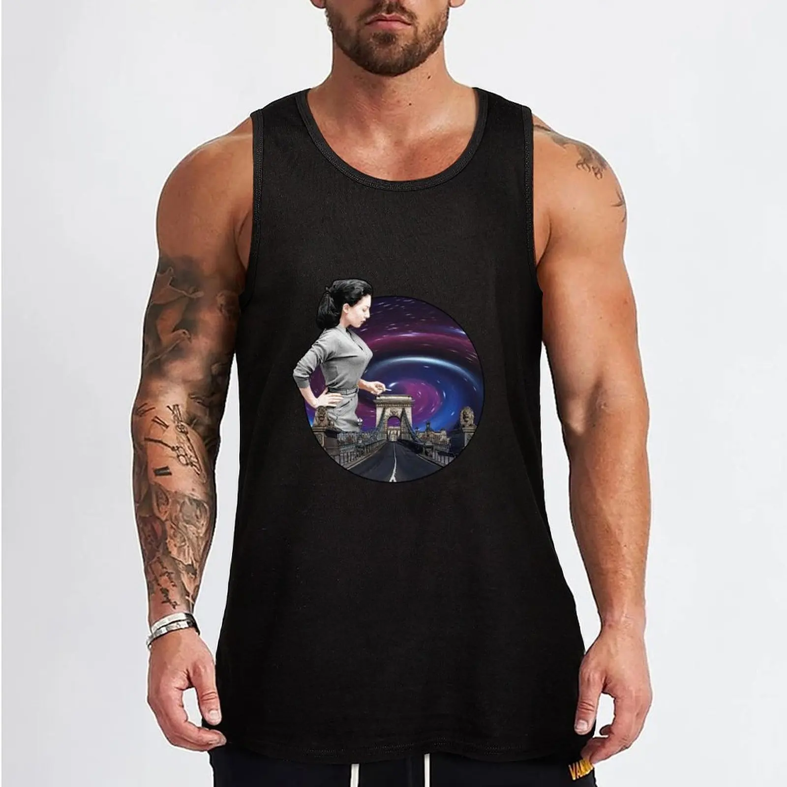 Contemplation of an Empty Street Tank Top fitness Men's t-shirt Gym man Man summer clothes