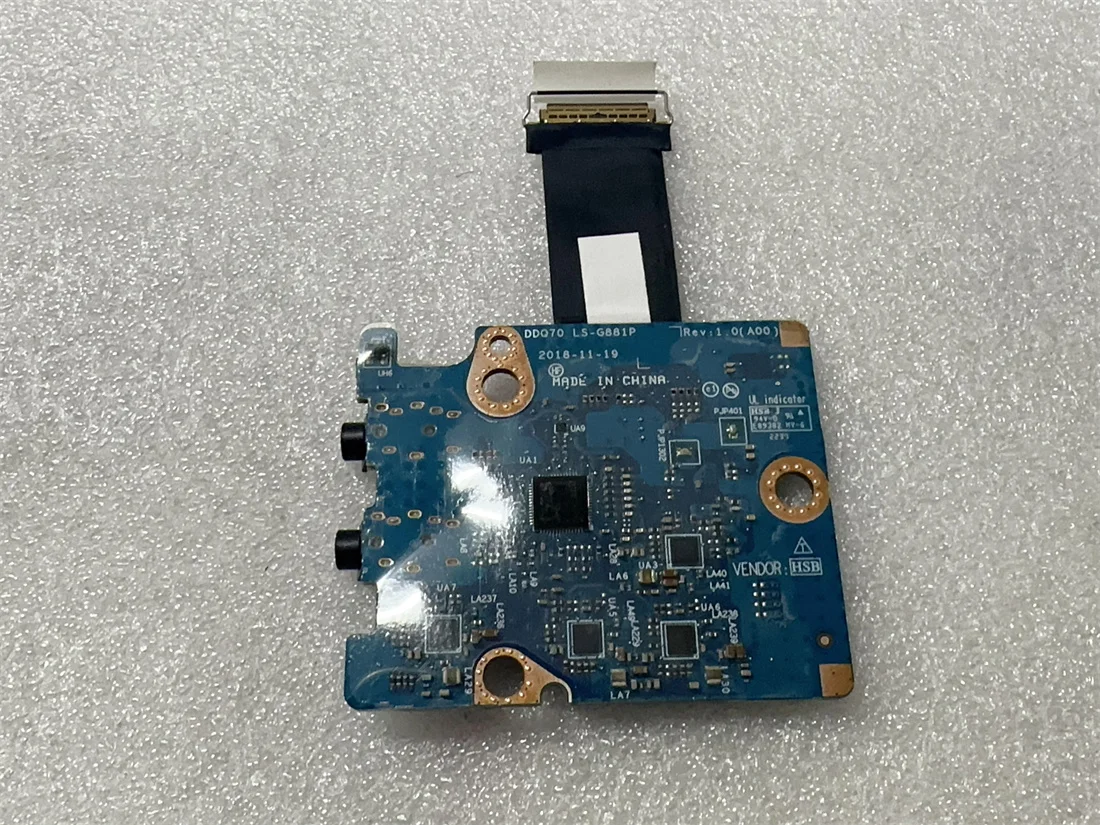 03FK2C FOR DELL Alienware Area 51M R1 Audio Board with Cable DDQ70 LS-G881P