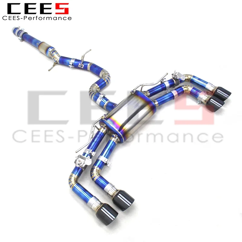 CEES Catback for VW GOLF R/MK8/8R 2.0T 2020-2024 Resonator Midpipe With OEM Factory Valve Base Tuning Engine Systems