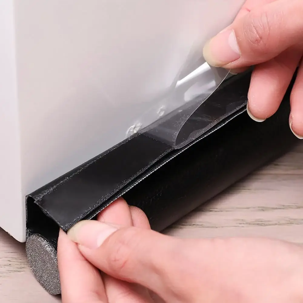

Cuttable Self-Adhesive Adjustable Foam Seals Soundproof Solid Color Door Bottom Seal Weatherstrip EVA Waterproof Seal Strip Home