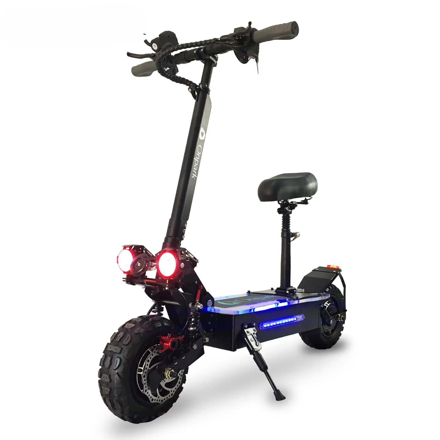 US STOCK 50mph 80km/h E-scooter 11 Inch Big Wheel 60v Fast Off Road Dual Motor 5600w E Escooter Adult Electric Scooter With Seat