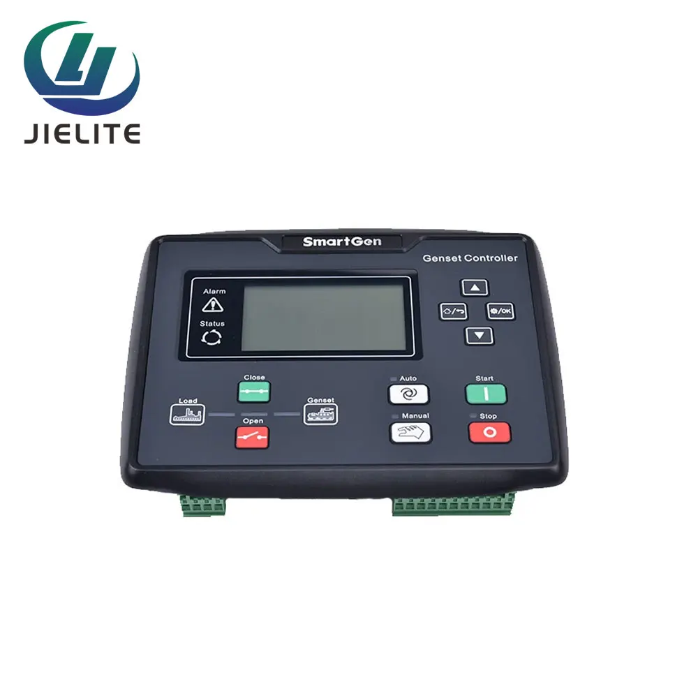 Imagem -02 - Smartgen Controlador Gerador Diesel Auto-start Painel Módulo de Controle Gerador Lcd Fábrica em Linha Reta Hgm6110n Hgm6120n