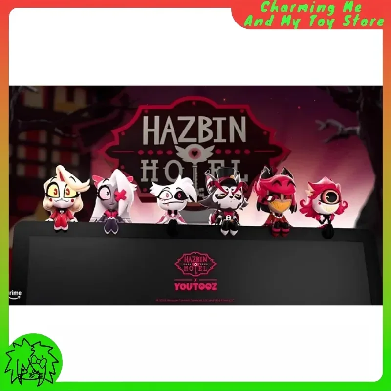 

В наличии Spot Hell Inn Alastor & Niffty, Charlie & Vaggie, комбинированные куклы Angel Dust & Husk, фигурки Youtooz, периферийные устройства, игрушки