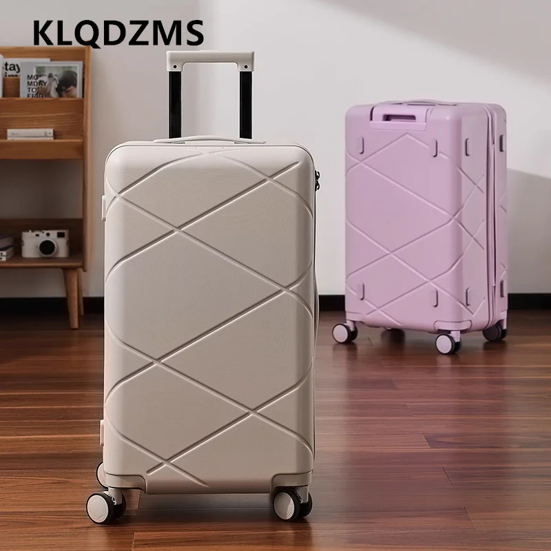 

KLQDZMS Travel Luggage 20 Inches PC Boarding Box 24"26"28"30" Large-capacity Trolley Case Women's Password Boxes Suitcase