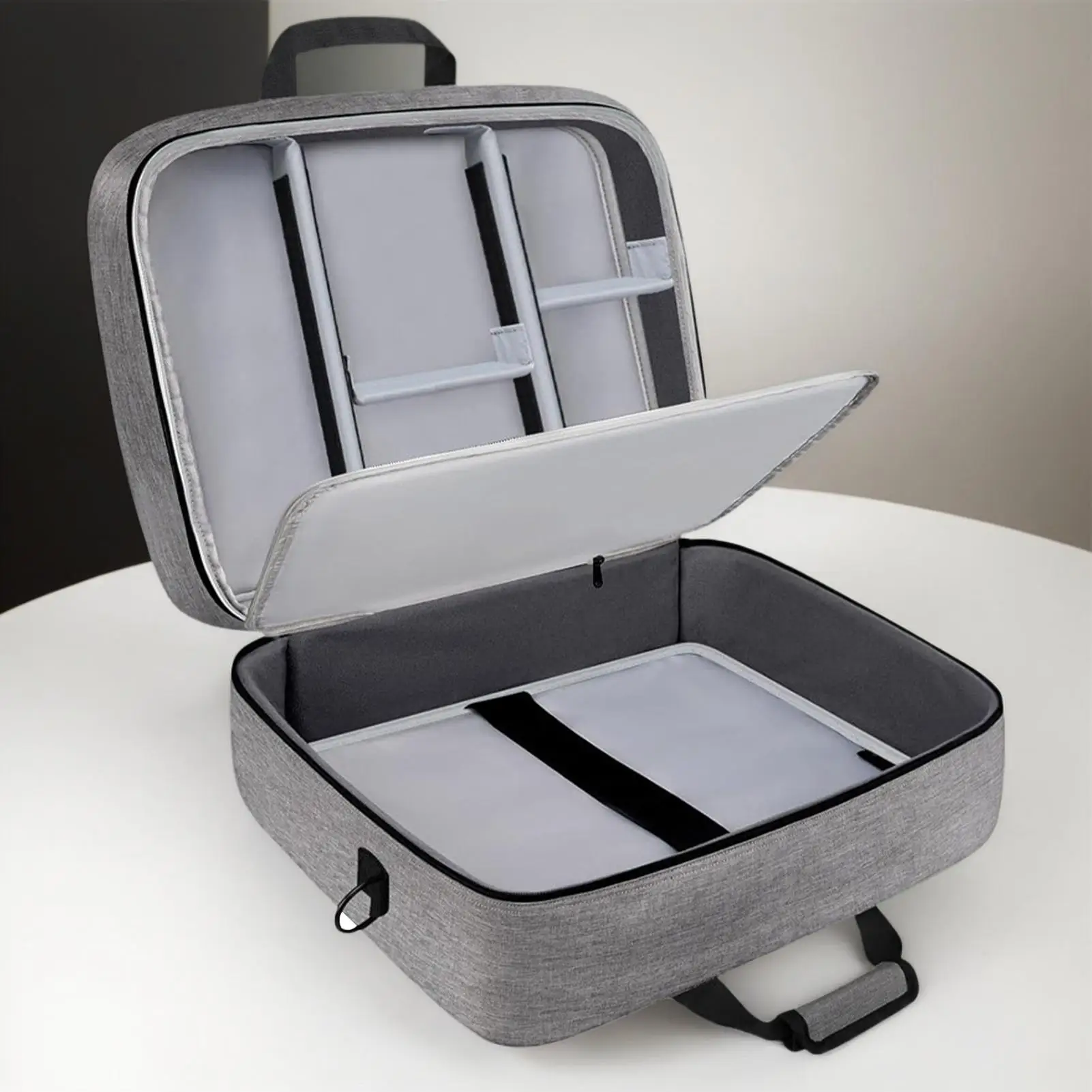 

Сумка для аудиомикшера, сумка для DJ-кабеля, сумка для DJ-оборудования с регулируемым хранилищем, устойчивое к царапинам хранилище аксессуаров для звуковых инструментов