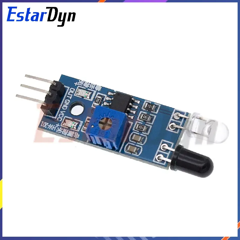 Estardyn IR Infrared Obstacle Avoidance Sensor Module for arduino Smart Car Robot 3-Pin Reflective Photoelectric