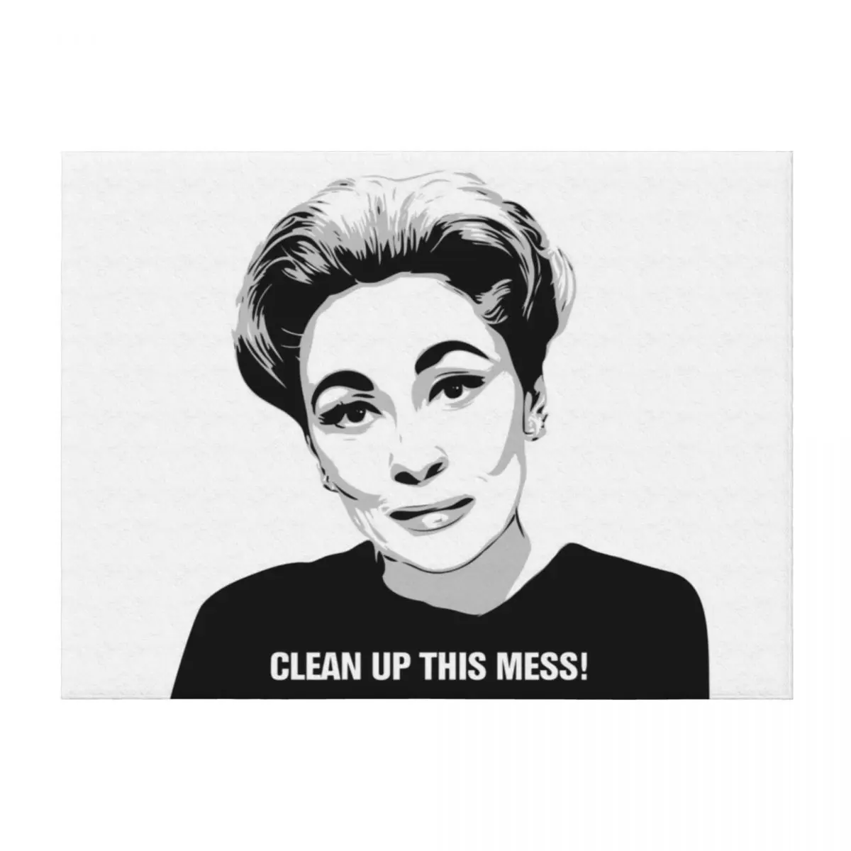 

Mommie Dearest Clean up this Mess! Pop Art Throw Blanket manga For Baby Soft Beds Summer Blankets