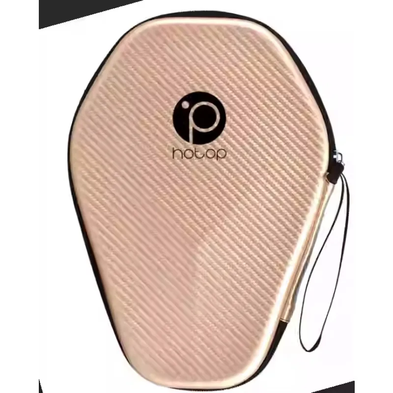 غطاء مضرب تنس الطاولة السداسي المحمول المقاوم للماء غلاف صلب مجداف بينغ بونغ حقيبة تخزين واقية لملحقات المضرب #5