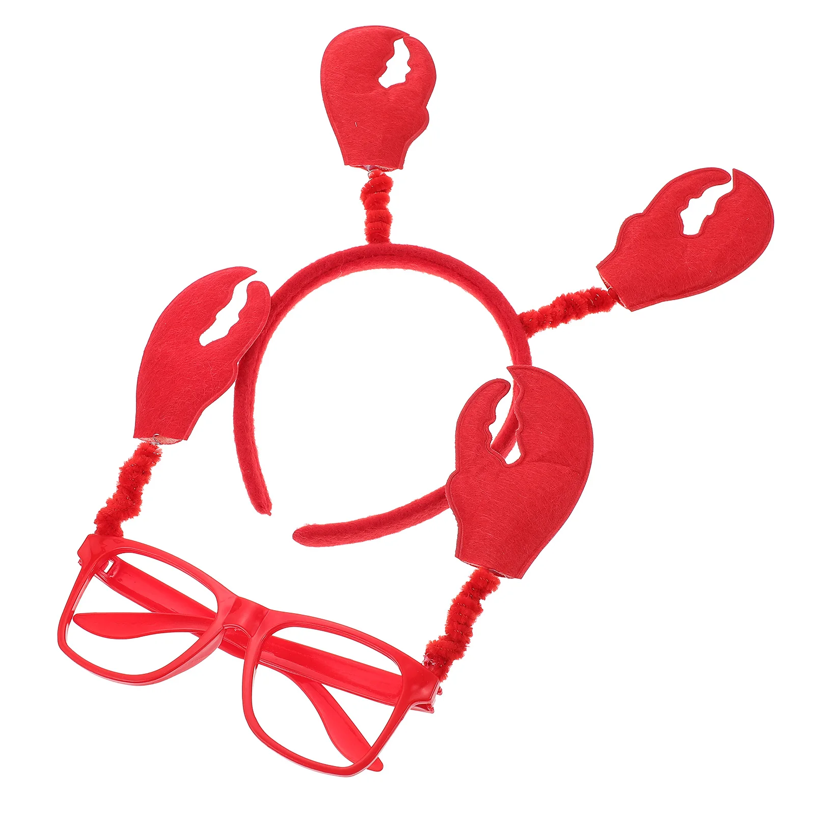 

1 set Crab Fun Party Hair Decor Party Costume Accessory Kids Adult Decor Photography Costume Accessory Hair Tools