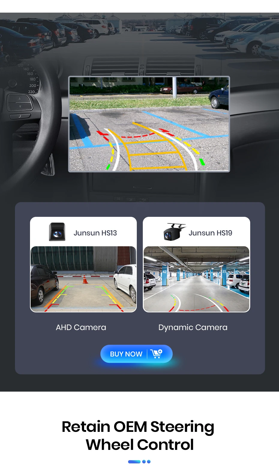 Junsun Universal Auto Radio Stereo Multimedia Video CarPlay Android Auto Intelligen systeme Für Ford Peugeot Citroen Fiat 7/9/10" – Detail 17