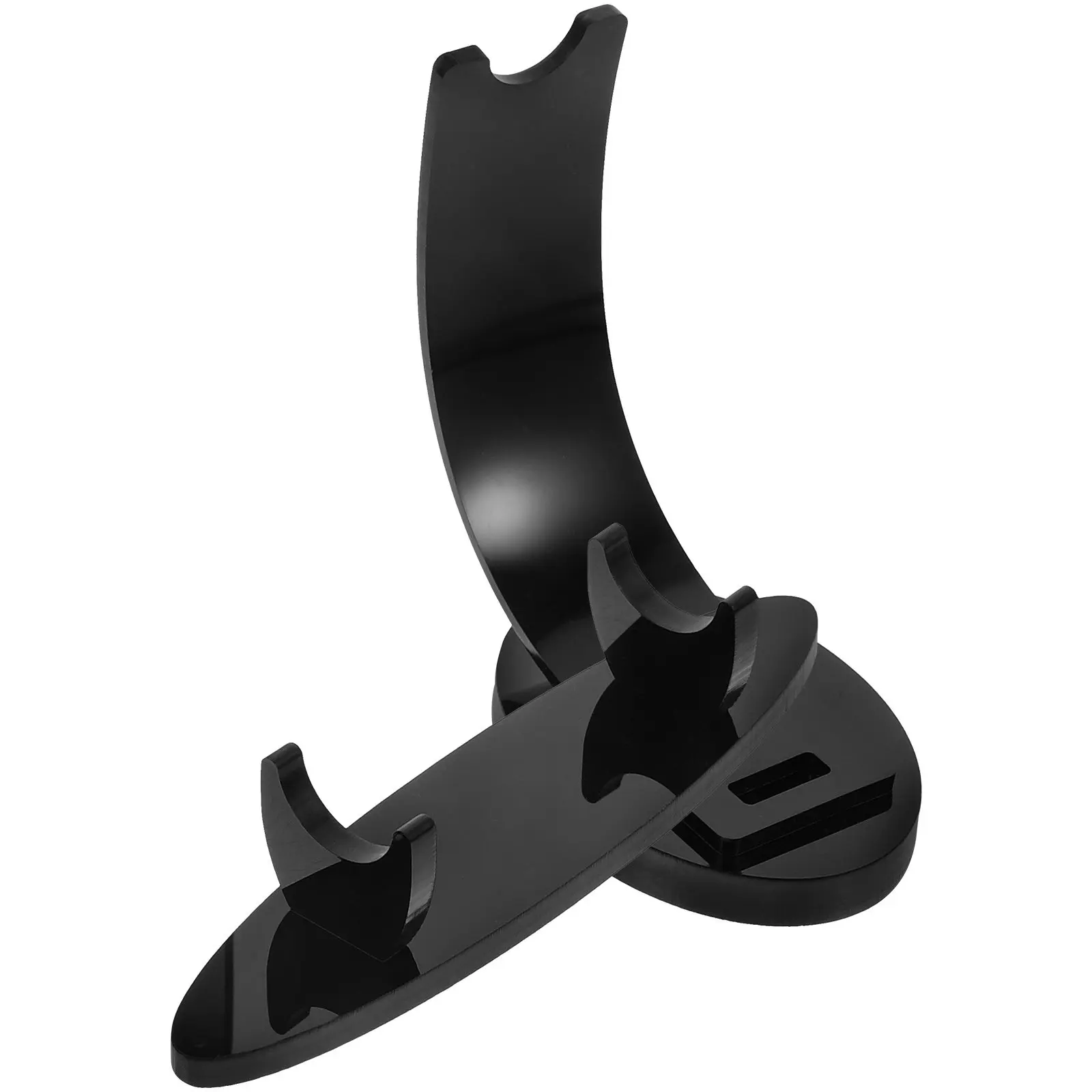 2Pcs Acrylic Brush Organizer Pen Display Rack Holder Storage Stand Desktop Pen Display Holder Nail Brush Stand