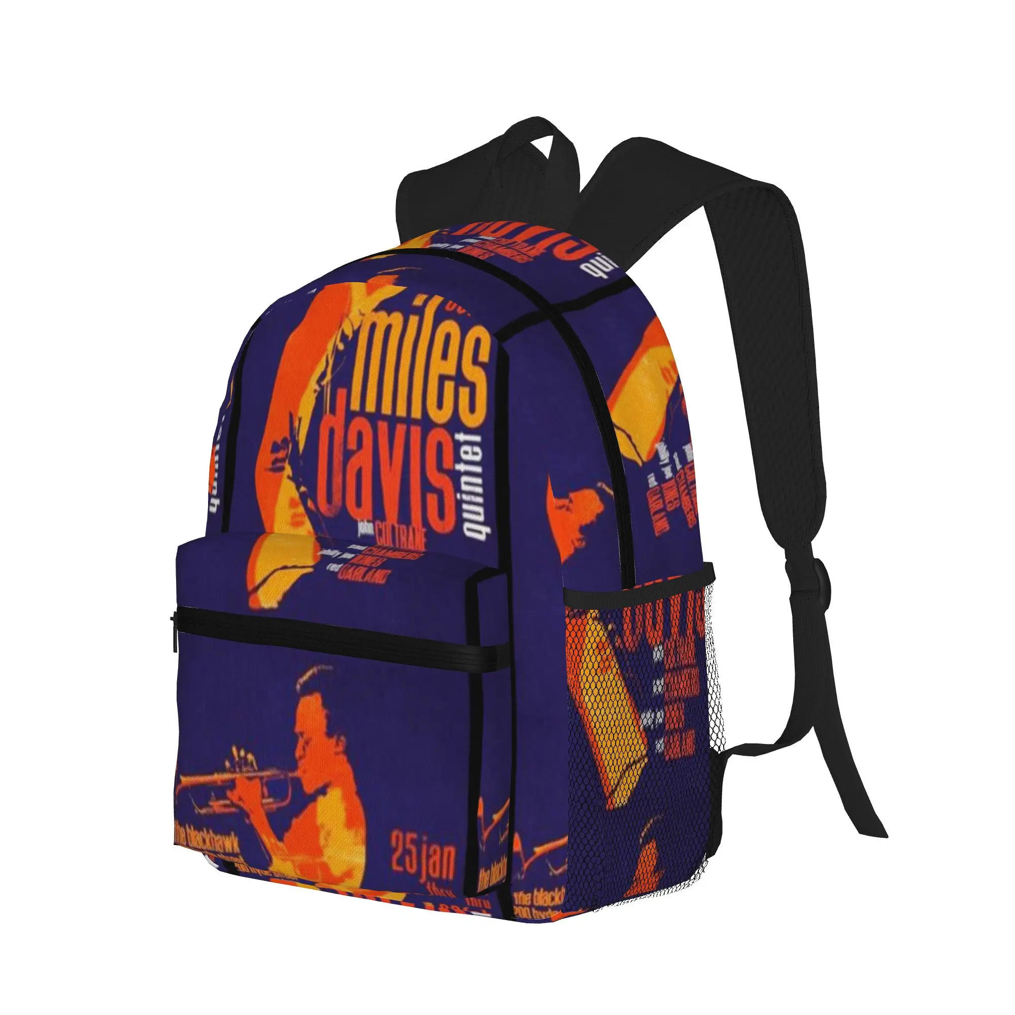 Louis Armstrong Classic Jazz Legend  Casual Backpack for Students and Adults Man backpack