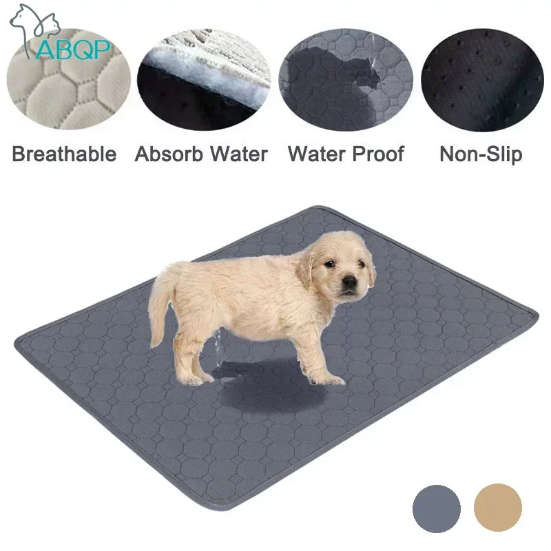 

Reusable Dog Urine Mat Absorbent Washable Dog Pee Pad for Car Seat Floor Sofa Waterproof Puppy Training Diaper Mat Wholesale