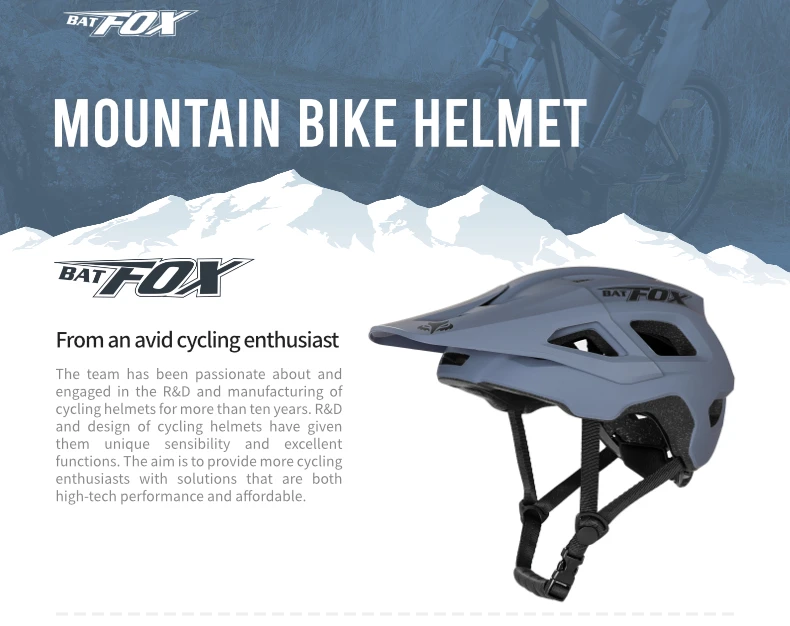 BATFOX Fahrradhelm Herren Fahrradhelm MTB Casco Bicicleta Mountainbike Casco Ciclismo Hombre Matt Schwarz Fahrradhelme – Detail 29