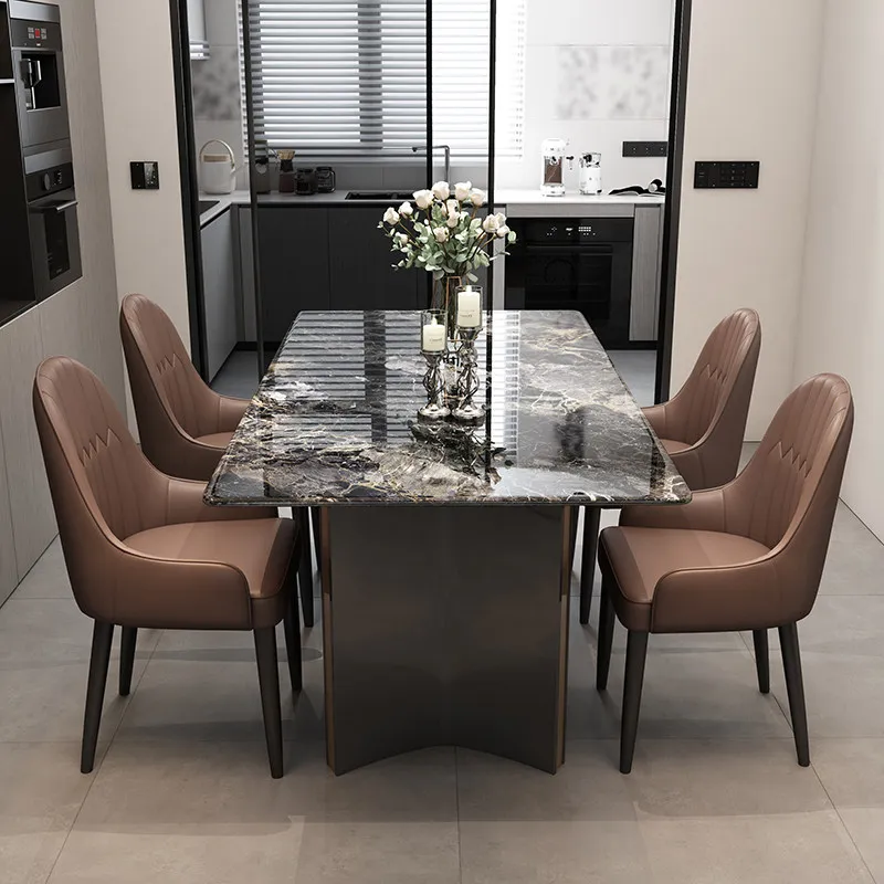 Rectangle Large Size Dining Table Vintage Professional Room Decor Cute Dining Table Fashion Juegos De Comedor Trendy Furniture