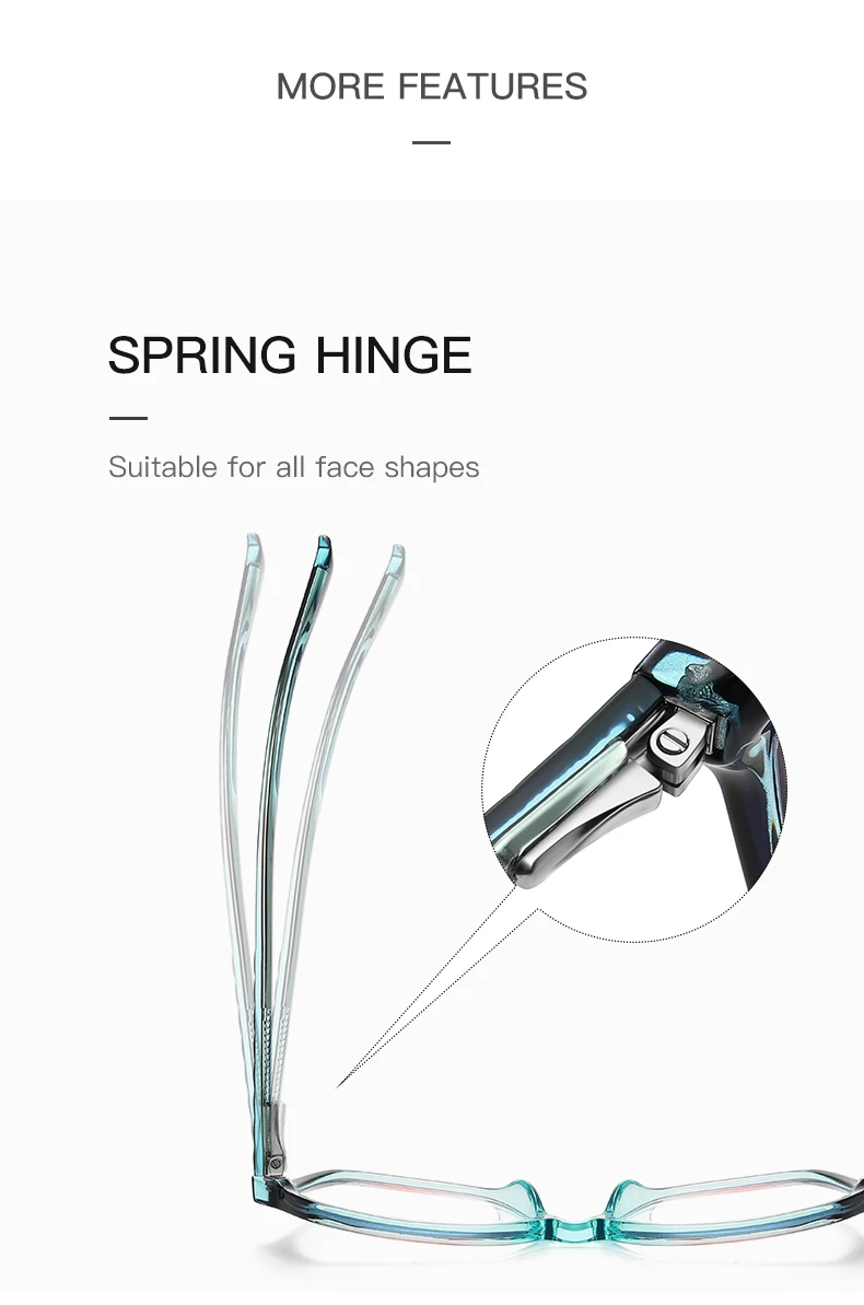 نظارات JMISUS Butterfly خفيفة الوزن من الأسيتات للنساء بإطار مربع عتيق عدسات تقدمية للقراءة والكمبيوتر