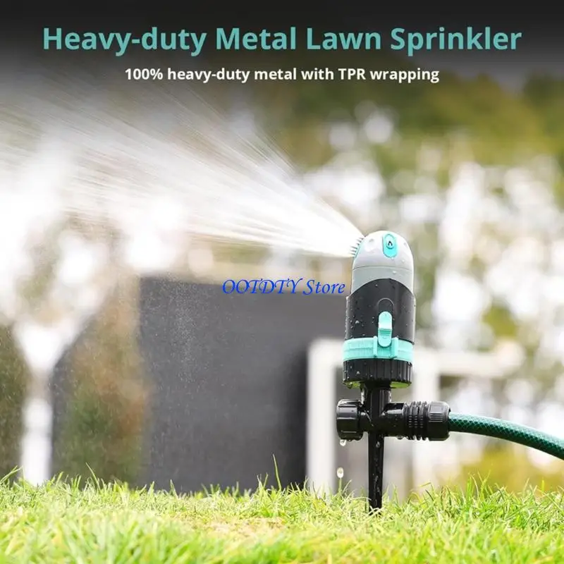 367A Stake Garden Sprinkler with 13 Inch Body for Lawn and Yard Care High Pressure
