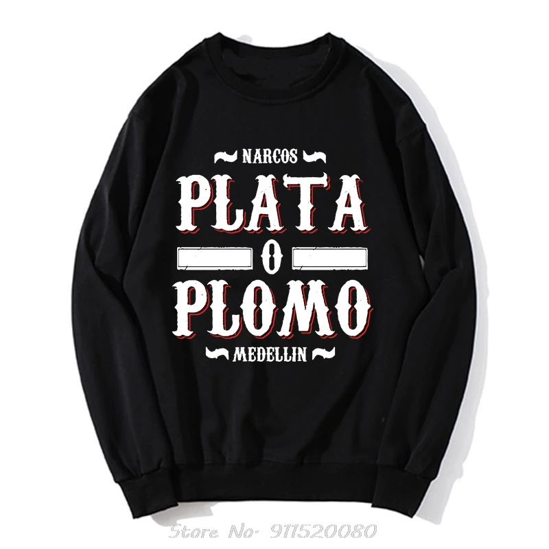 Pablo Escobar Oversized Hoodie Coca De Colombia Kokain El Chapo Weed Gangster Mafia Pullover Sweatshirt Fashion Top Men Clothing