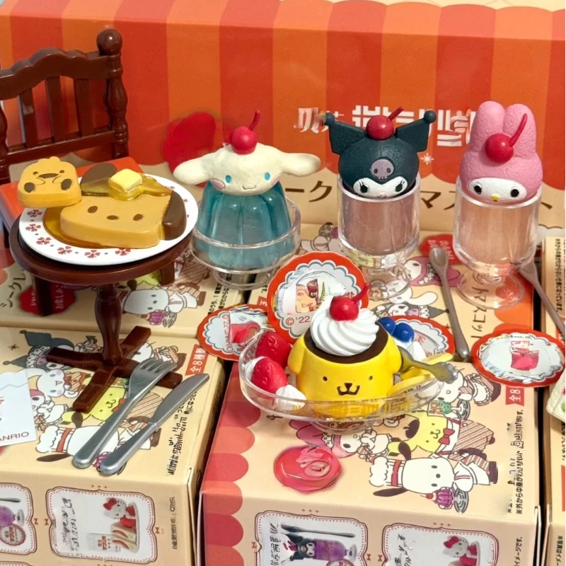 

Retro Coffee Store Series Blind Box Kulomi Make Tea Action Figure Cute Trendy Toys Desktop Decoration Birthday Surprise Gifts