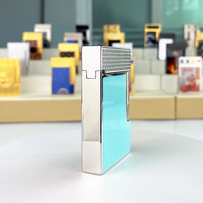 

Langsheng Lighter Pure Copper Customized Gift for Boyfriend High end Steel Sound Grinding Wheel Vintage Genuine Inflatable Light