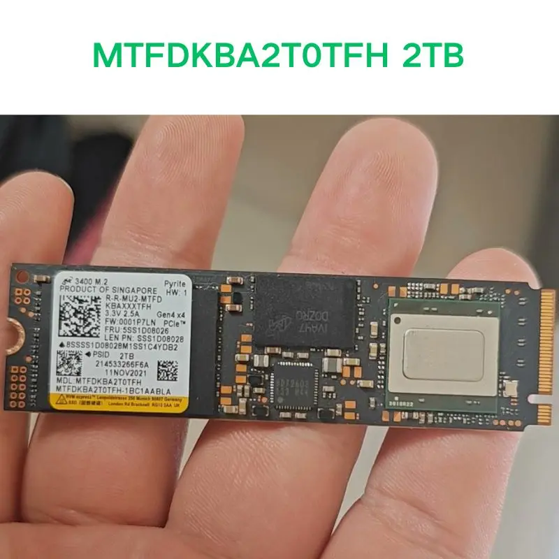 Second hand test OK MTFDKBA2T0TFH 2TB Solid State Drive