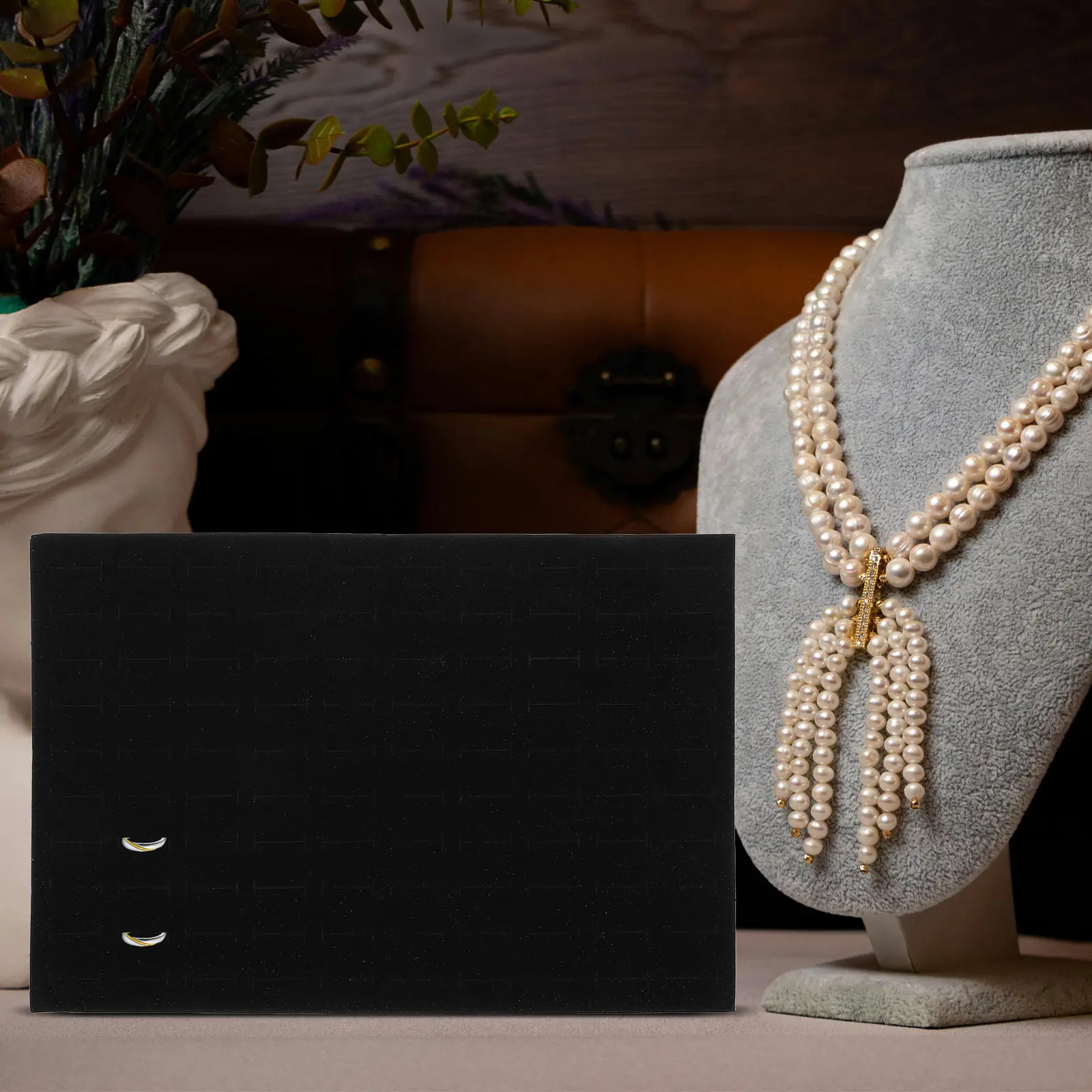 

Мягкая подкладка-подушечка для шкатулки для украшений, для хранения серег и колец, креативный органайзер для демонстрации ювелирных изделий, защитный вкладыш для дома