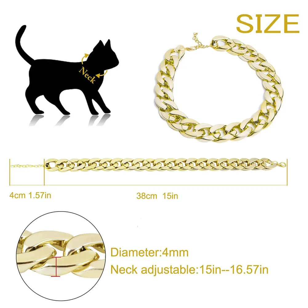 Pet Dog French Bulldog Collar Adjustable Fashion Necklace Chain Neck Strap For Small Medium Dogs Products