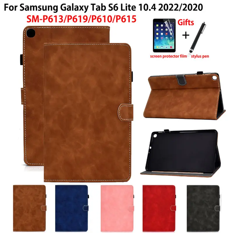 

Чехол для Samsung Galaxy Tab S6 Lite 2022 дюйма, флип-чехол с подставкой для телефона 10,4 дюйма, чехол для Galaxy S6 Lite + подарок