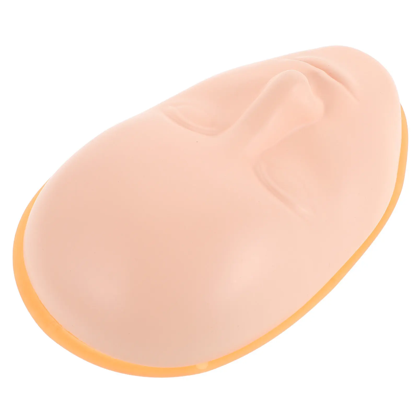 

Реалистичная силиконовая голова-манекен для тренировки макияжа, татуажа бровей, подводки глаз и губ, со стабильной основой