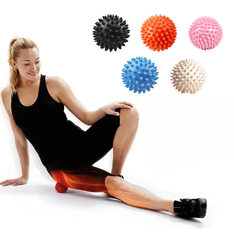 Hedgehog Massage Ball 6CM Sport Yoga Fascia Ball Fitness Shoulder Neck Foot Muscle Relaxation Sole Meridian Spikey Ball