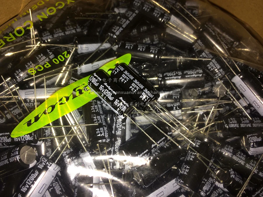2024 10PCS new RUBYCON 16V1200UF 10X23 zl series 105 degree hot sale 1200UF 16V 1200uf/16v 1200UF16V