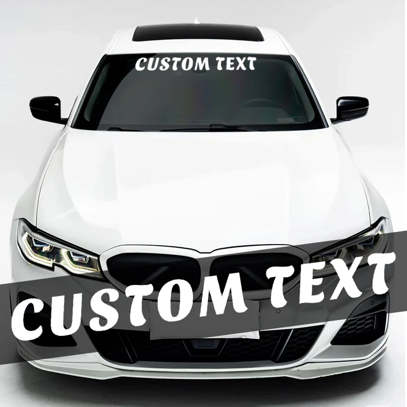 1 قطعة ملصقات السيارات المخصصة السيارات الزجاج الأمامي الجسم ذاتية اللصق مقاوم للماء شخصية قارب الجسم سيارة المفسد الجبهة الرياح ملصق حائط من الفينيل