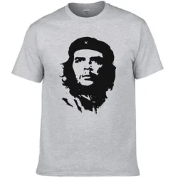 2024 Summer Fashion Che Guevara T Shirt Men Cotton Cool High Quality Printed Tops Short Sleeves Tees #047