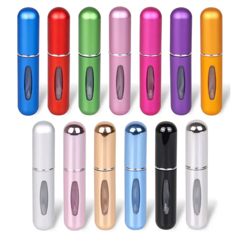 5ml Perfume Refill Bottle Portable Mini Refillable Spray Jar Scent Pump Empty Cosmetic Containers Atomizer for Travel Tool Hot image 2