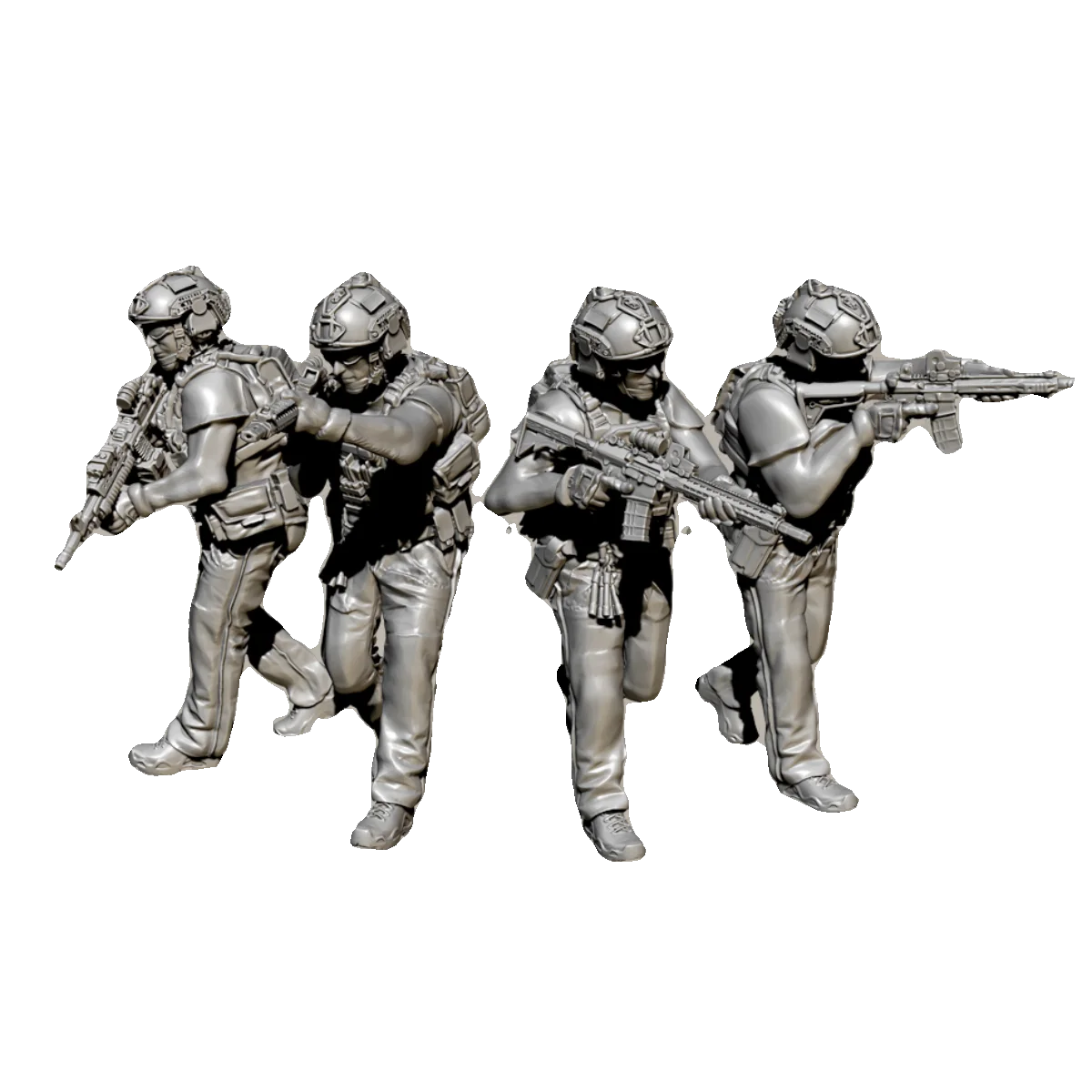 38mm 50mm 75mm Resin Soldier model kits figure colorless and self-assembled （3D Printing ） TD-6179/3D