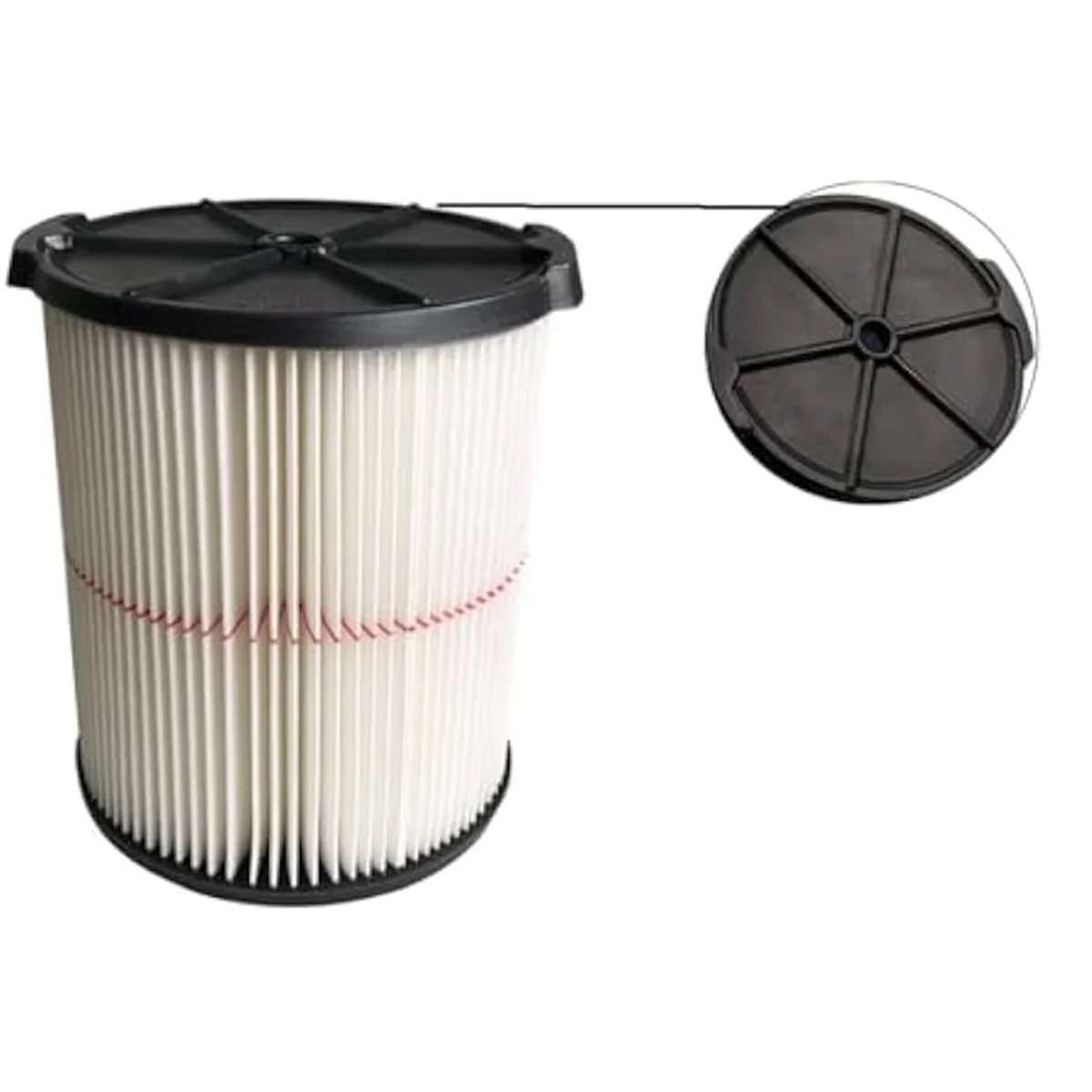 ไส้กรองเครื่องดูดฝุ่นอะไหล่สำหรับช่างฝีมือ9-38754วัตถุประสงค์ทั่วไปสำหรับ5ถึง20แกลลอนตัวกรองเครื่องดูดฝุ่น2ชิ้น