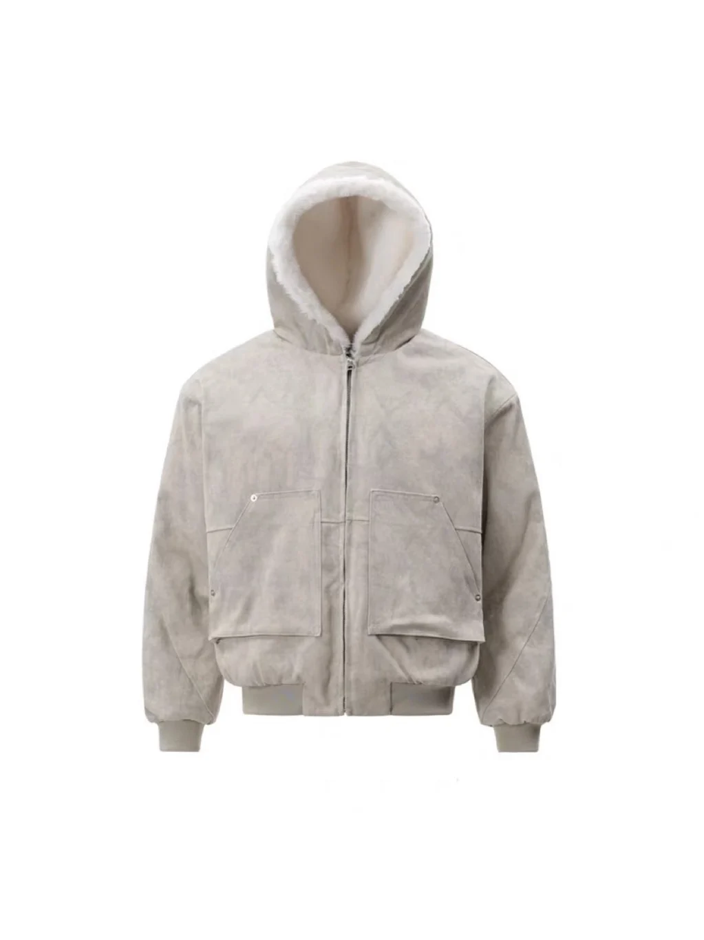 

Retro American Marble Hooded Cotton Jaet Thiened Floing Winter Coat for Couples Youth ular Sle Warm Casual Wear