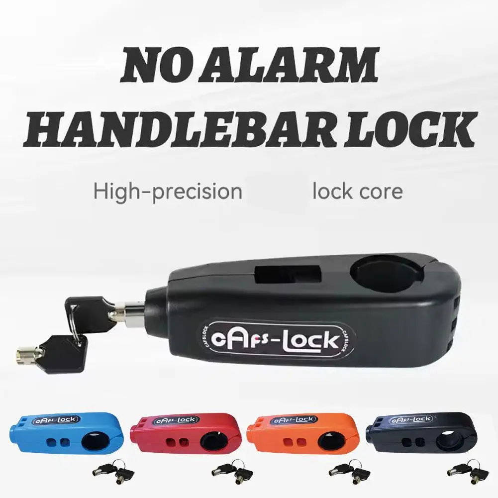 

Motorcycle Handlebar Lock No Alarm High-Precision Lock Waterproof PVC Anti-Theft Multiple Colors Heat-Resistant Core H2C4