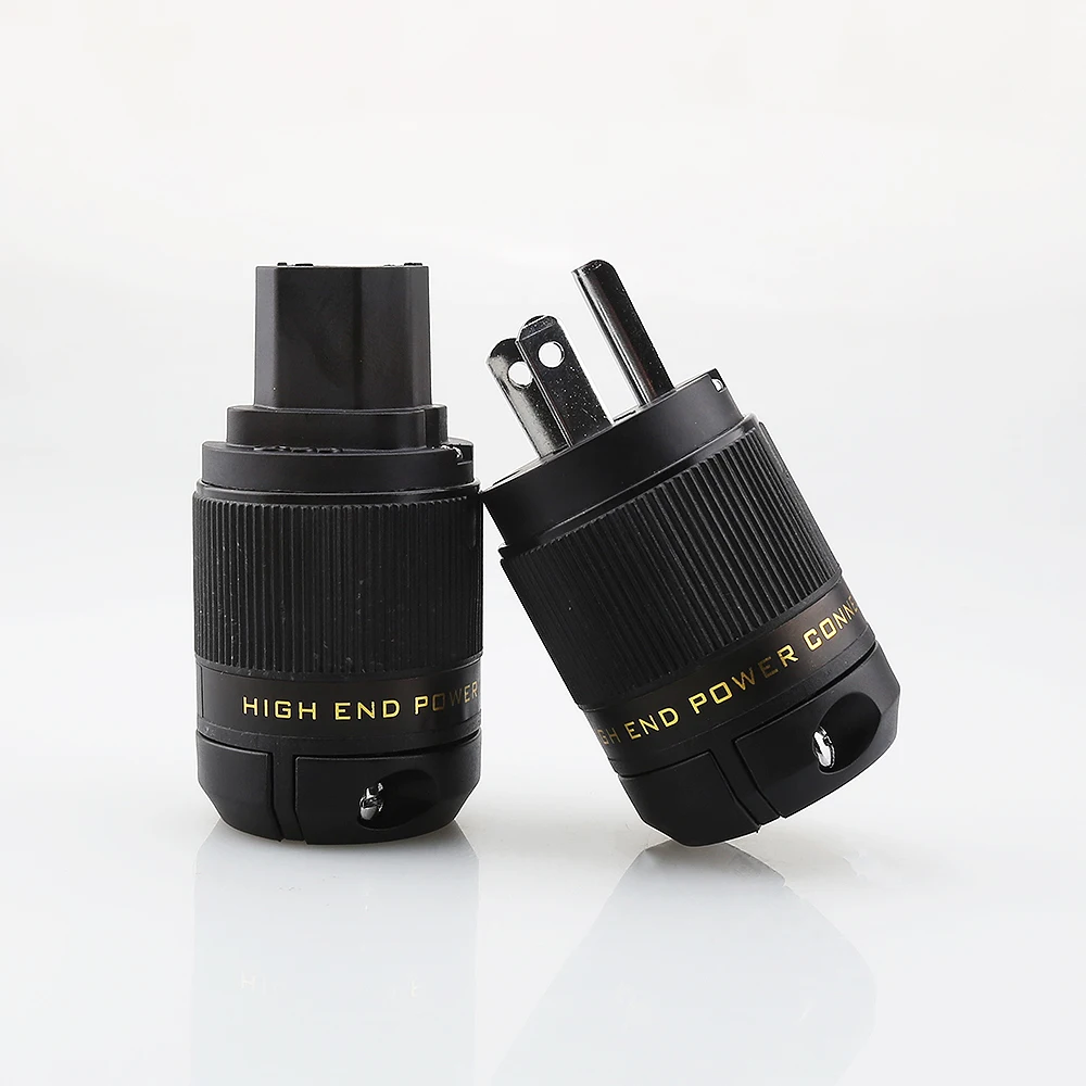 

Audiocrast E05R M05R F05R Rhodium Plated Audio grade Schuko Power Connector US AC Power plug Female HIFI Power Cable DIY EU Plug