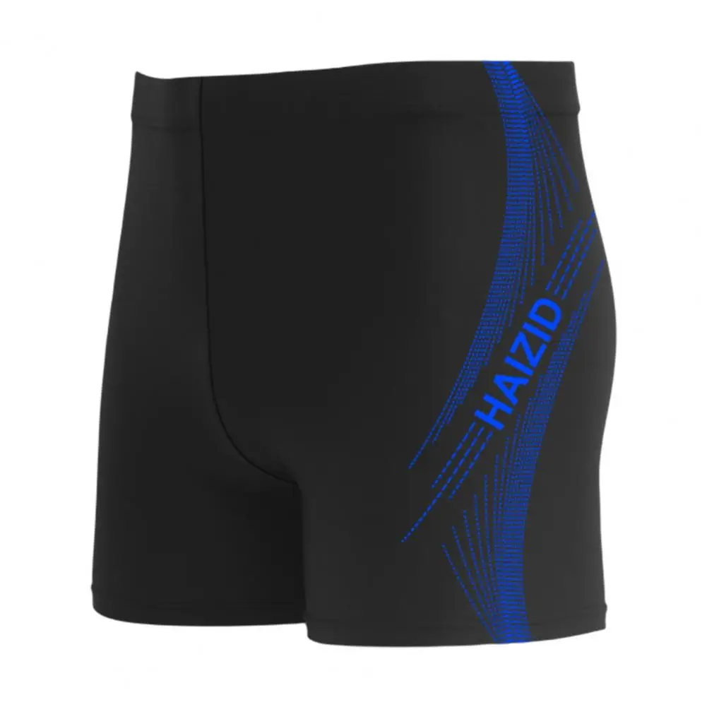 

Дышащие шорты для плавания с надписью, облегающие Шорты для купания, быстросохнущие, высокая эластичность, спортивные мужские летние трусы