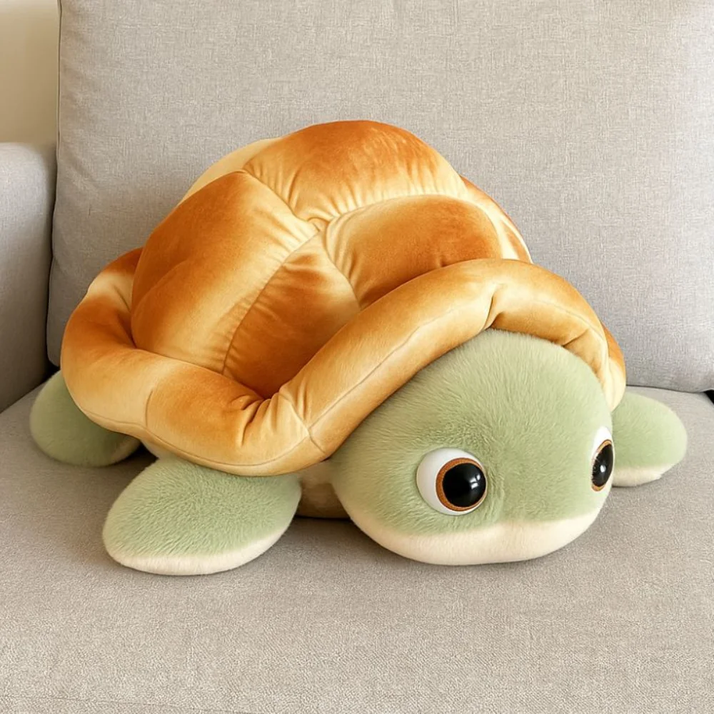 해양 동물 브레드 터틀 봉제 인형 부드러운 바다거북 봉제 인형 만화 귀여운 동물 바다거북 베개 생일 크리스마스 선물