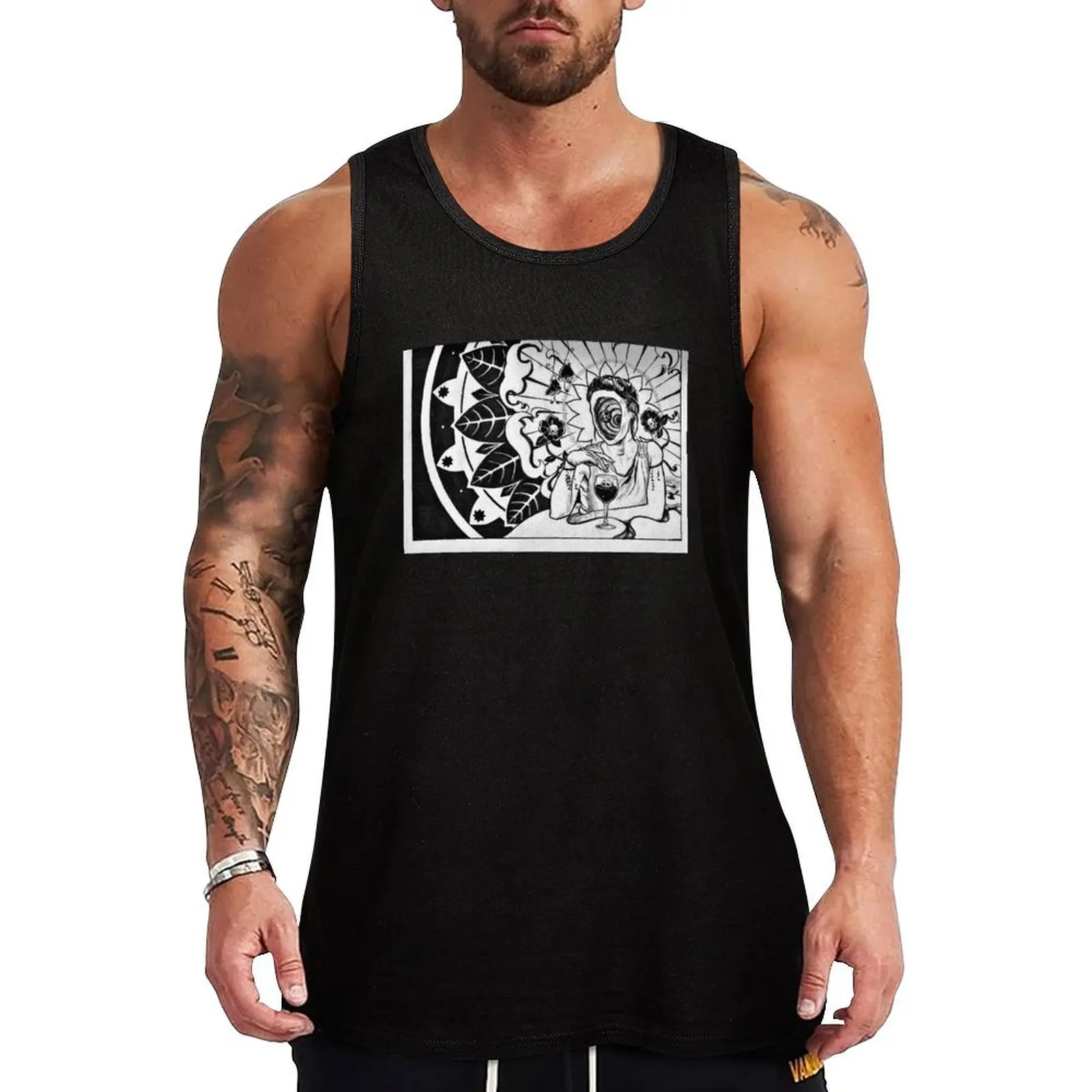 

Cosmic mother - Lady Salvia Tank Top Vests sleeveless shirts Men's sleeveless