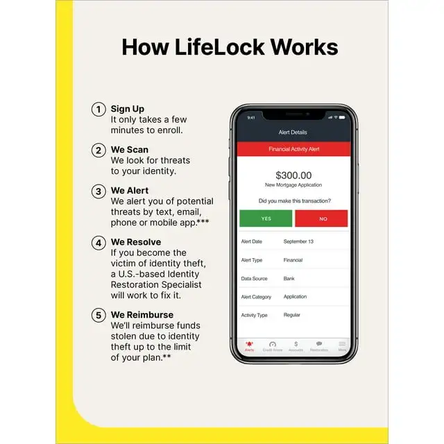 Protezione antifurto di identità Standard LifeLock, piano individuale, abbonamento di 1 anno [Download digitale]