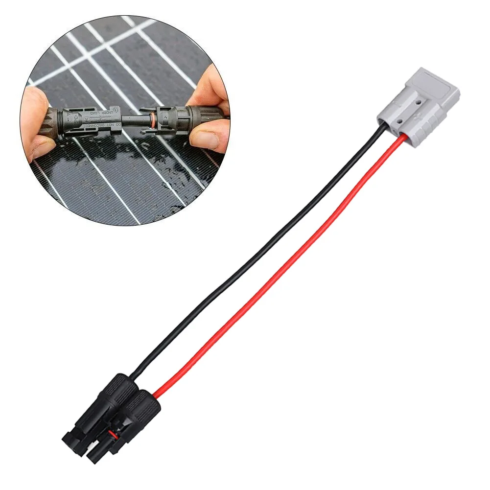 Adaptador de cableado para Panel Solar PV, conector de Cable de 35cm, impermeable, enchufe Anderson, 1 piezas