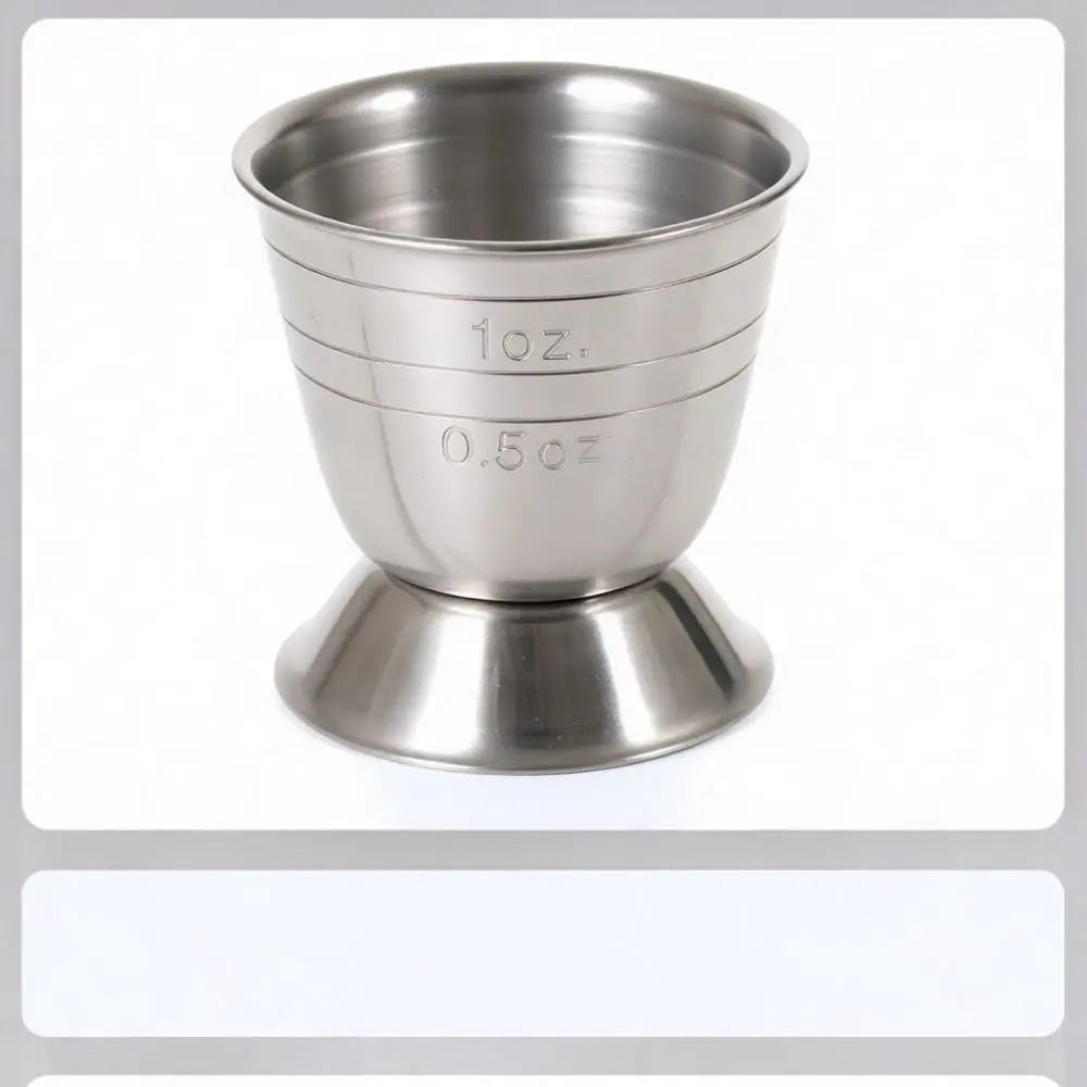 75ml Cocktail Jigger Stainless Steel Measuring Cup Professional Bar Bartending Accessory Precise Scale Liquid Tool Durable Shake