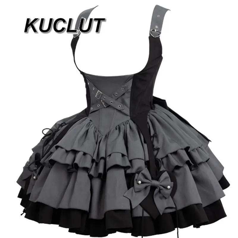 

Lolita Dress College Style Fashion Sweet and Cute Elegant Short Ball Gown 2025 New Summer Suspender Dresses for Women
